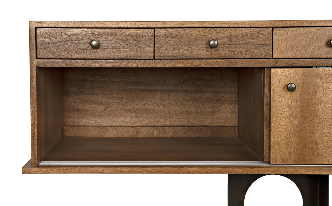 American Home Furniture | Noir - Wolf Sideboard, Dark Walnut