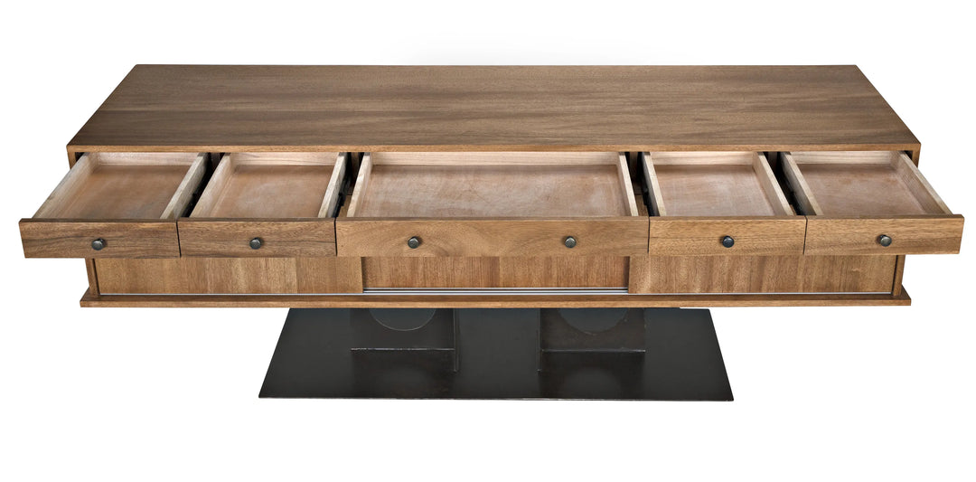 American Home Furniture | Noir - Wolf Sideboard, Dark Walnut