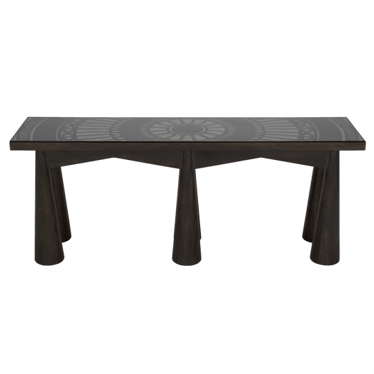 Noir Tutankhamun Console, Ebony Walnut CONSOLE TABLES
