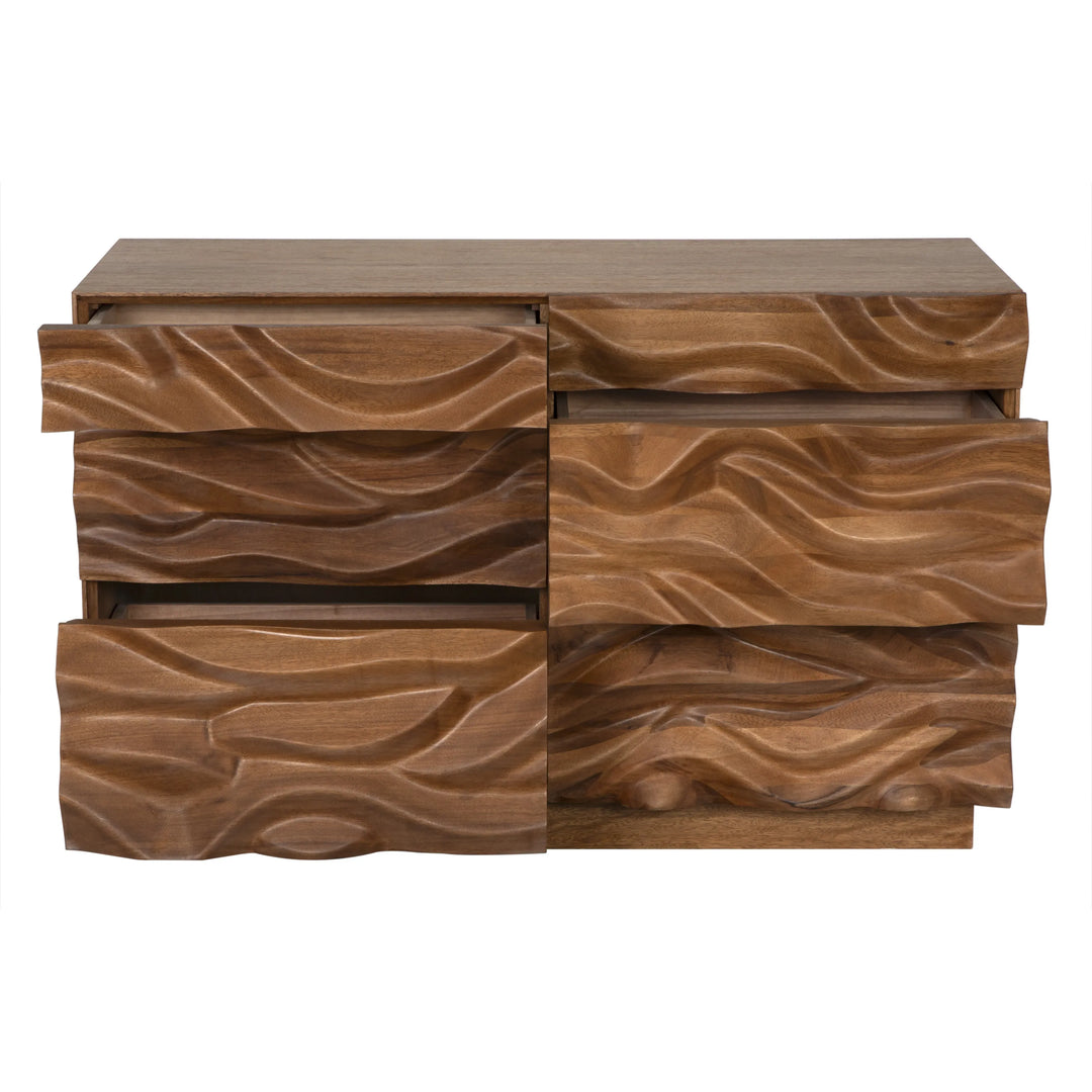 American Home Furniture | Noir - Mirage Sideboard, Dark Walnut