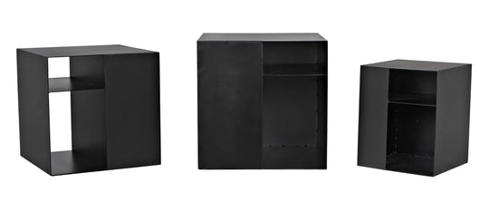 Noir Gropius Cubes CONSOLE TABLES