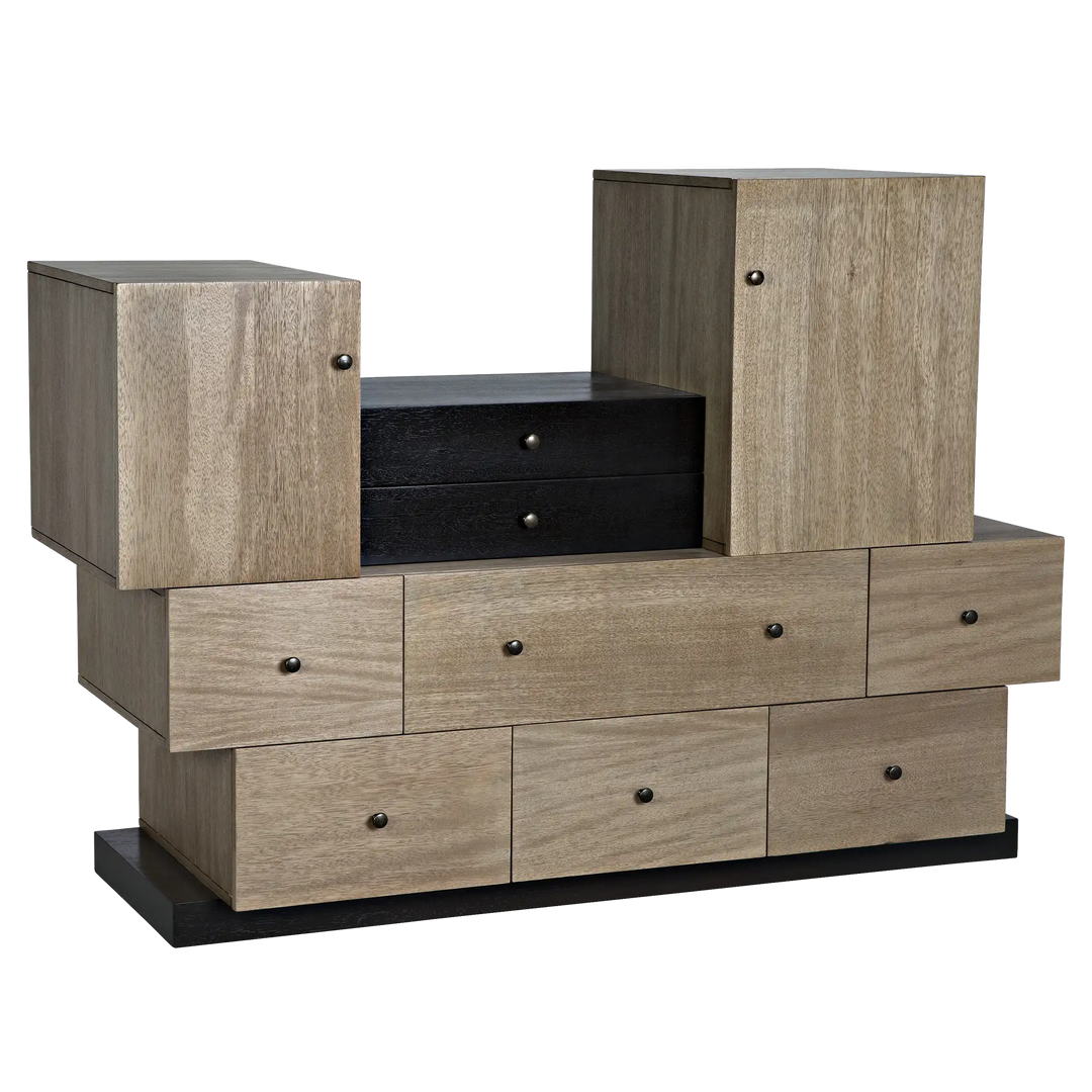 American Home Furniture | Noir - Order Cabinet