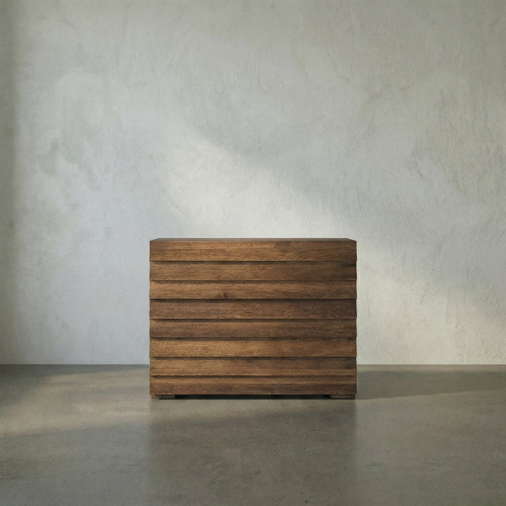 Noir Frederico Console - Dark Walnut