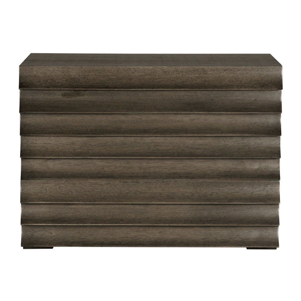 Noir Frederico Console - Greige Walnut
