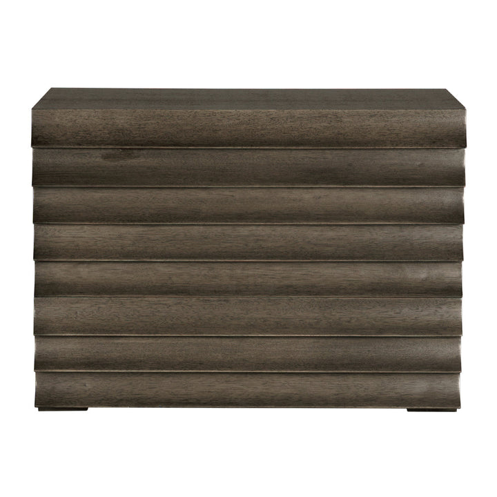 Noir Frederico Console - Greige Walnut