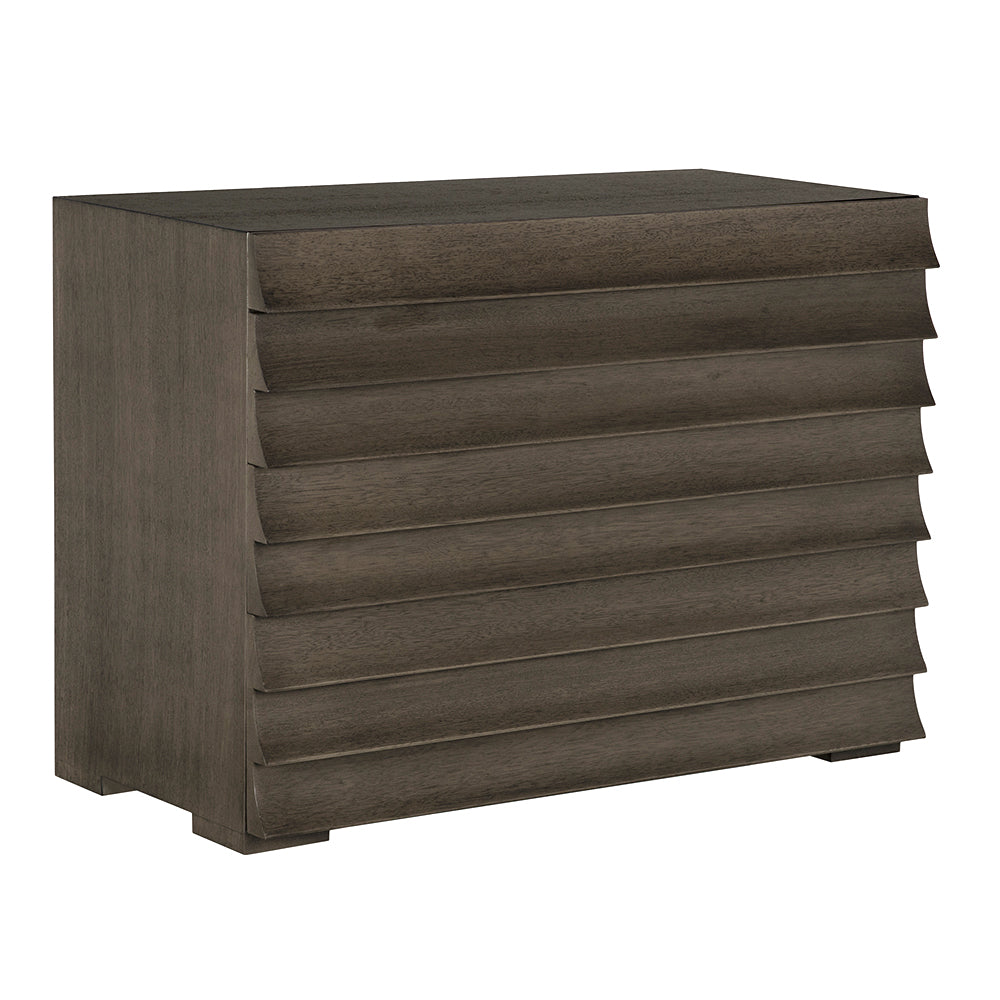 Noir Frederico Console - Greige Walnut