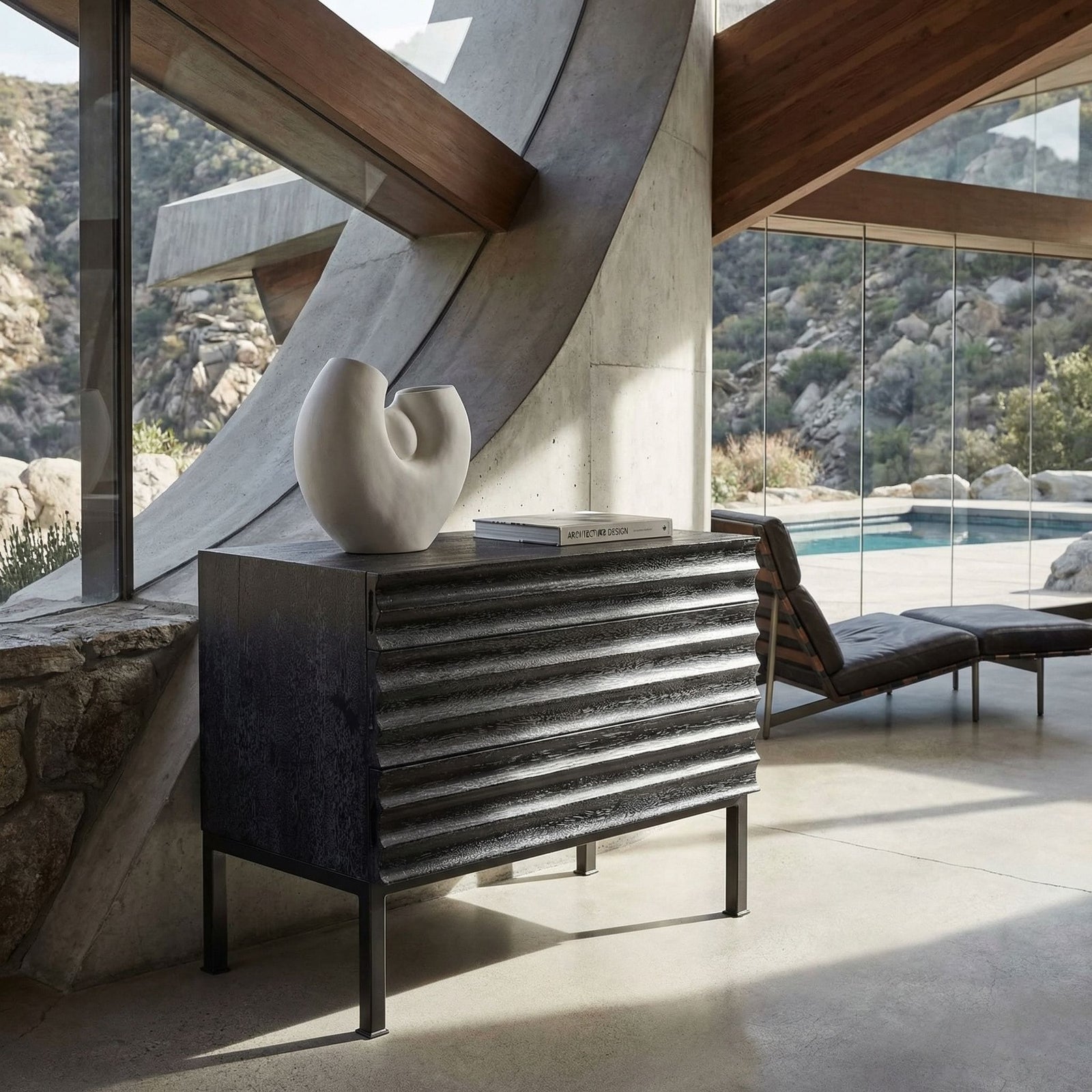 Noir - Arturo Console, Black Walnut - GCON446BKW