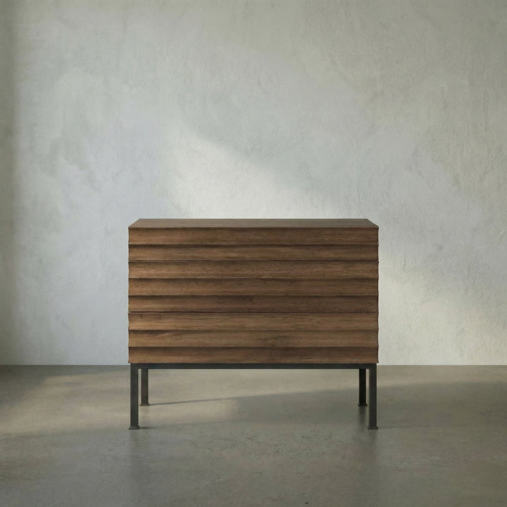 Noir Arturo Console - Dark Walnut