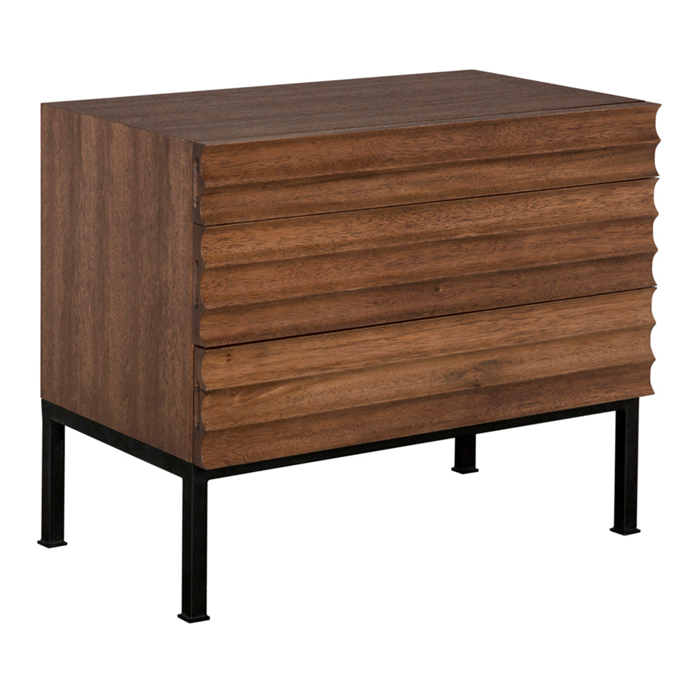 Noir Arturo Console - Dark Walnut
