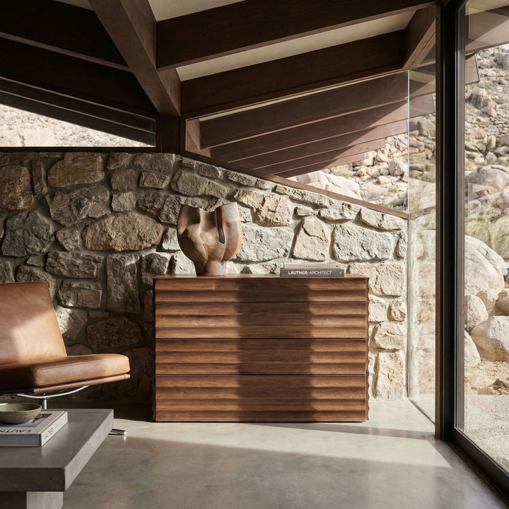 Noir Pacelli Console - Dark Walnut