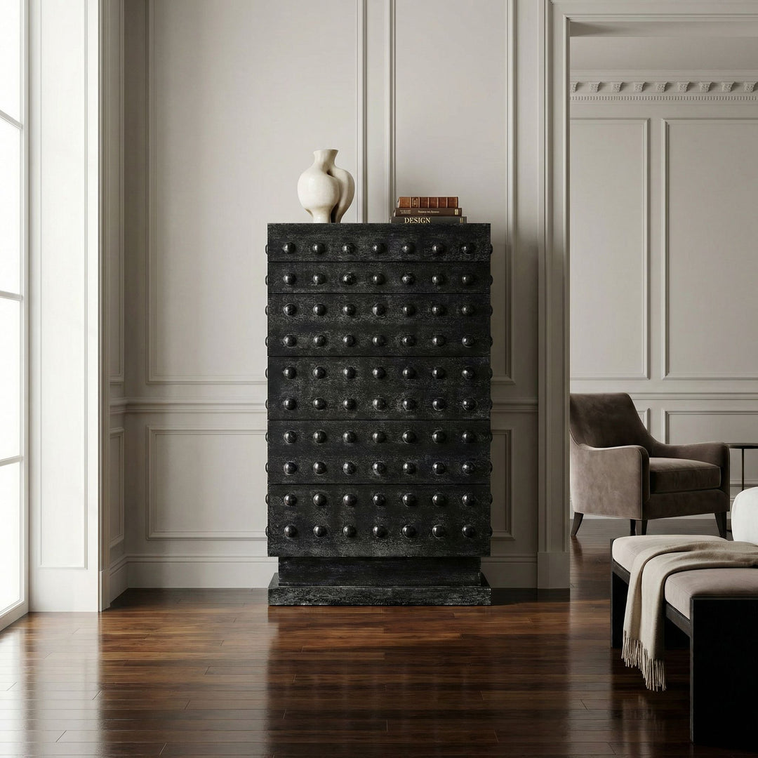 Noir - Didier Cabinet, Black Walnut - GCON448BKW