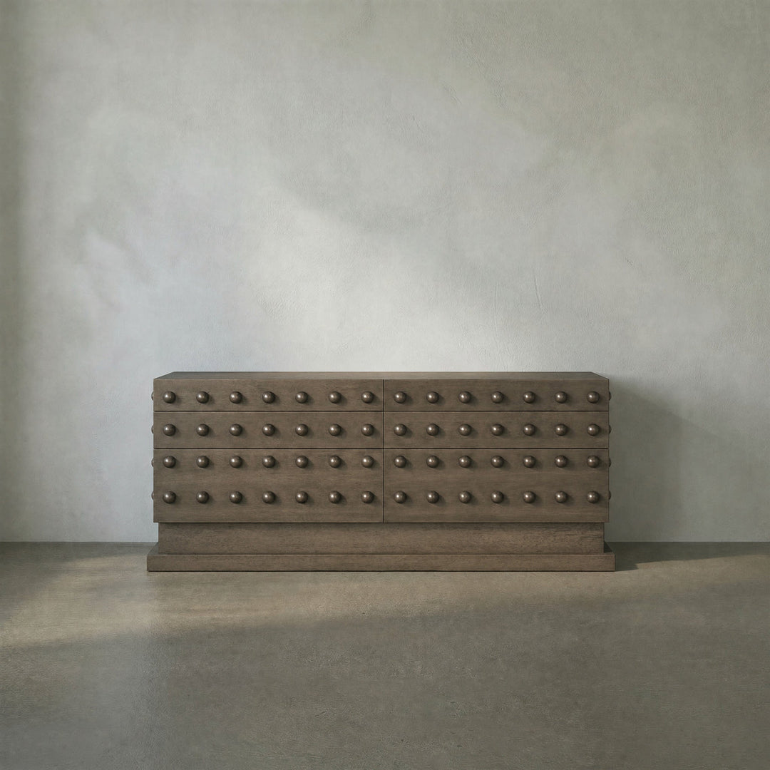Noir Didier Sideboard - Greige Walnut