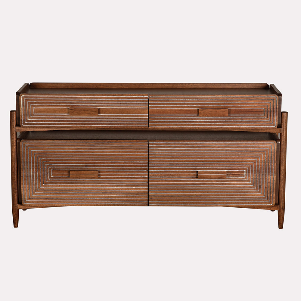 Noir - Savino Sideboard, Dark Walnut - GCON456DW