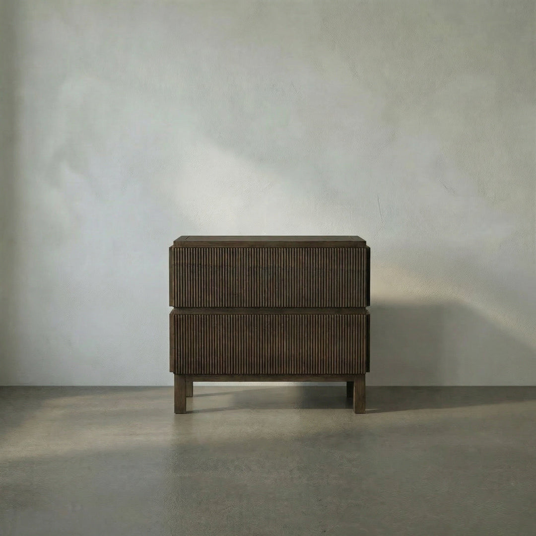 Noir Plato Sideboard - Greige Walnut