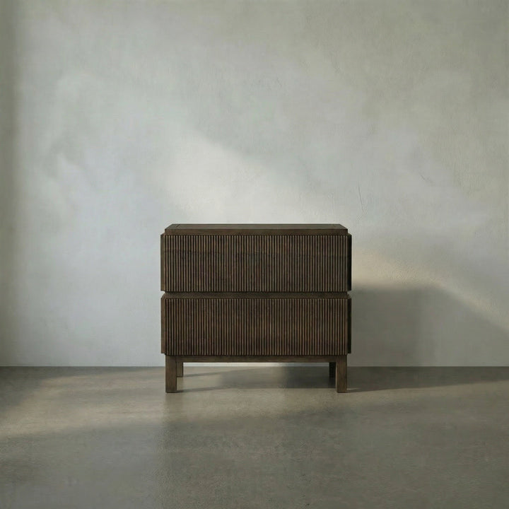 Noir Plato Sideboard - Greige Walnut