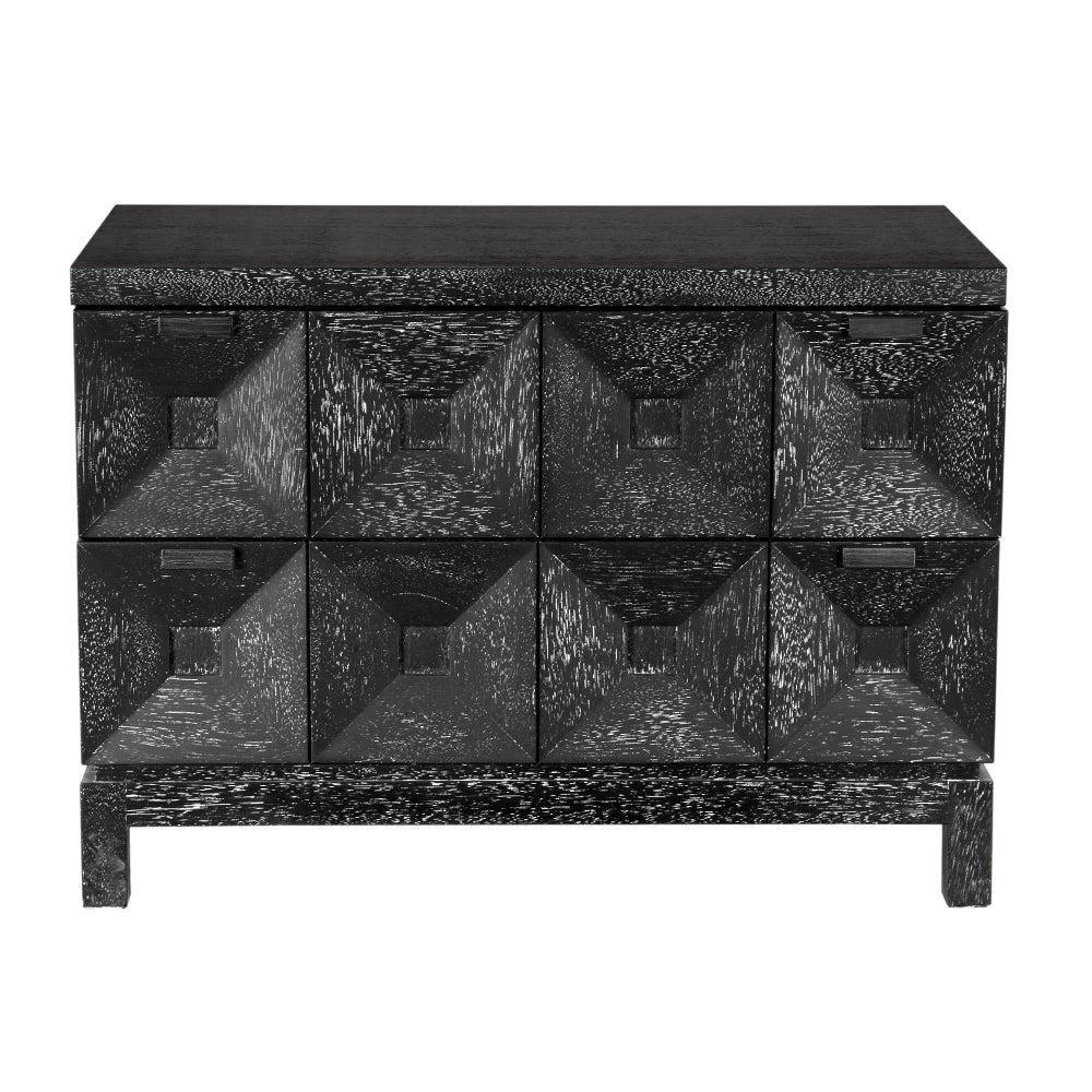 Noir - Musashi 2 Drawer, Large, Black Walnut - GCON458BKW-2