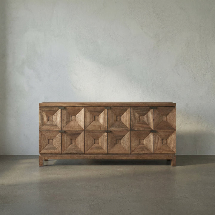 Noir Musashi 6 Drawer - Dark Walnut