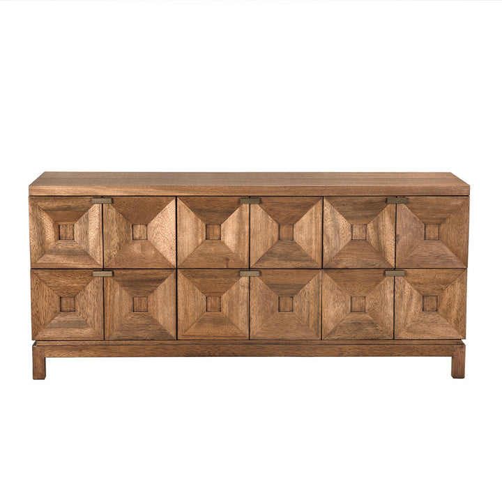 Noir Musashi 6 Drawer - Dark Walnut