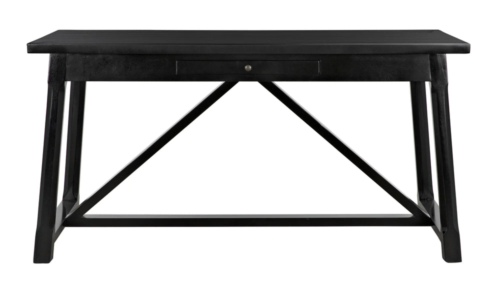 American Home Furniture | Noir - Sutton Desk, Distressed Black