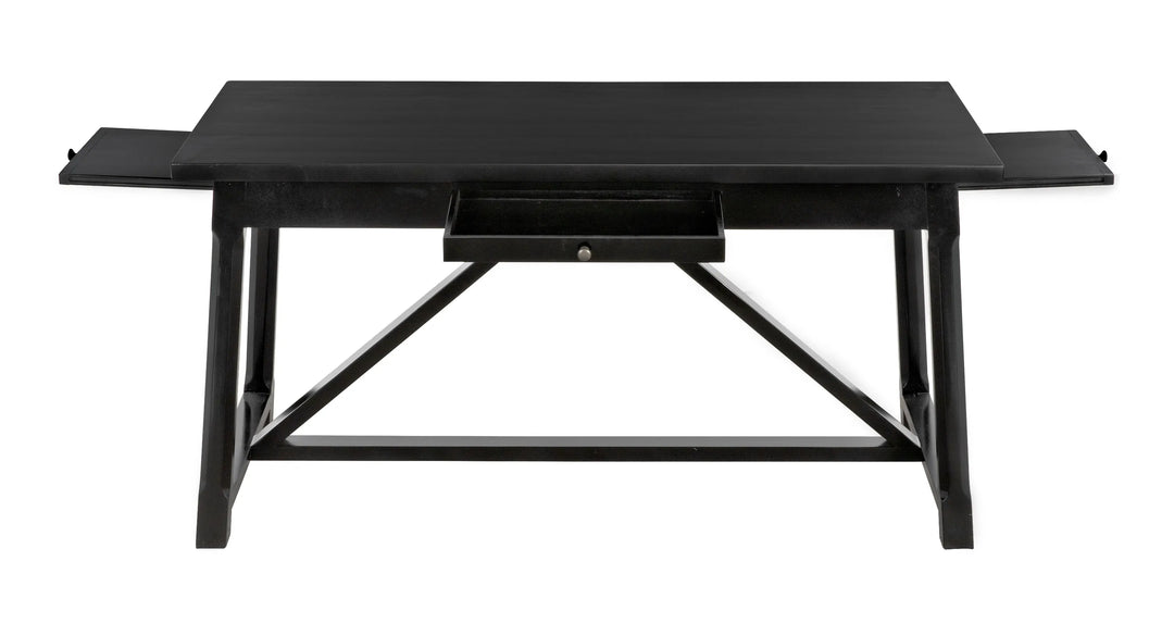 American Home Furniture | Noir - Sutton Desk, Distressed Black