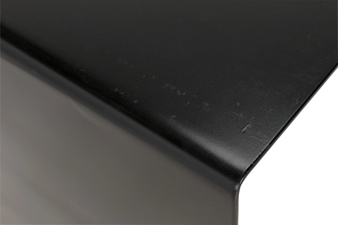 American Home Furniture | Noir - Black Steel Desk