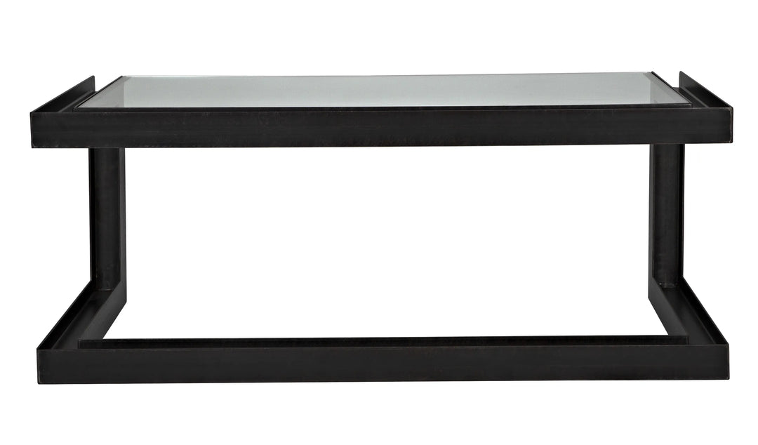 American Home Furniture | Noir - Structure Metal Desk