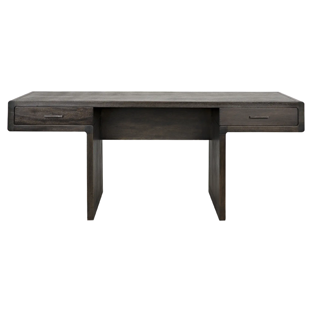 American Home Furniture | Noir - Degas Desk, Ebony Walnut