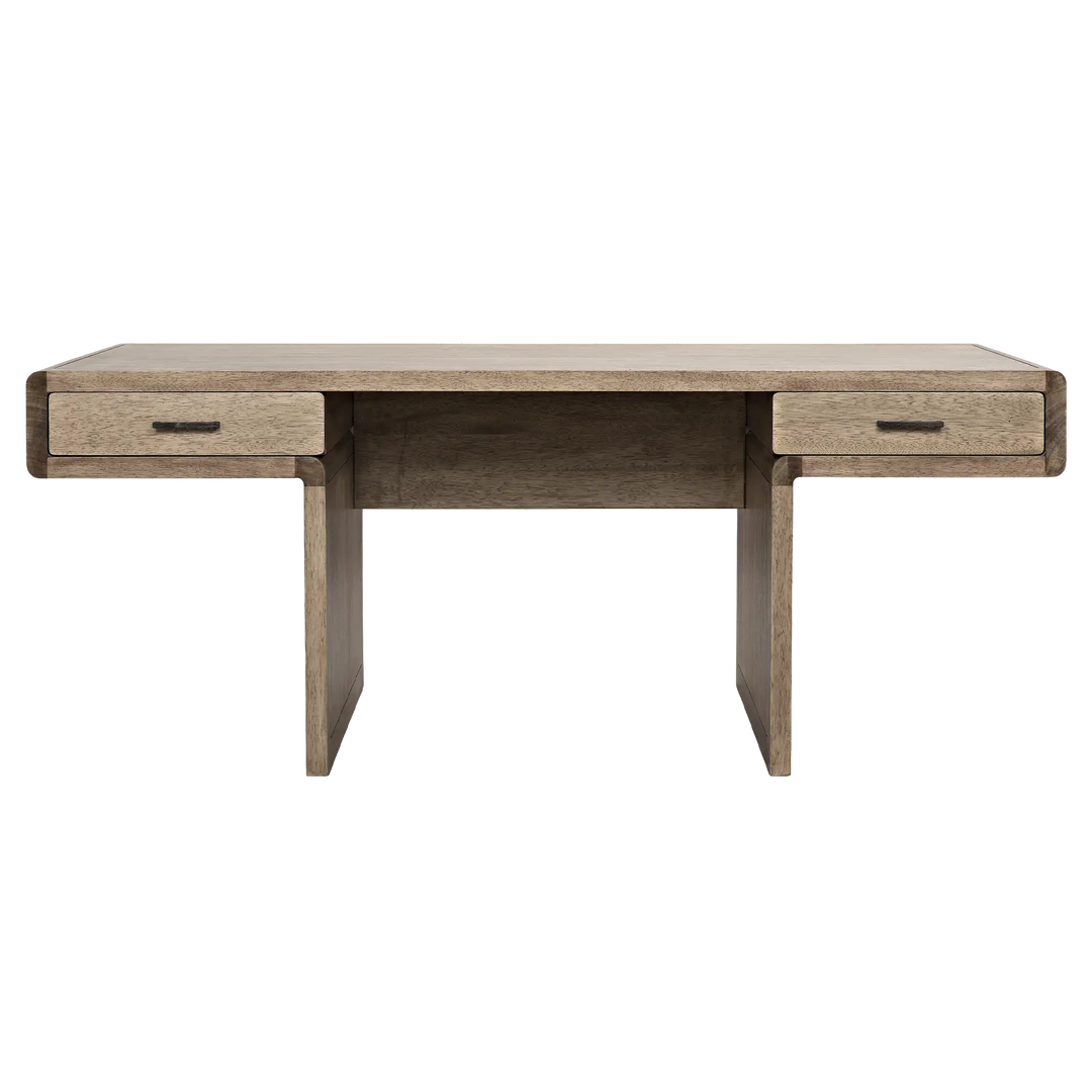 American Home Furniture | Noir - Degas Desk, Washed Walnut