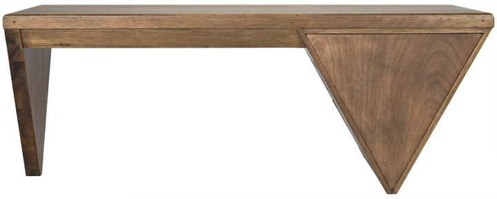 American Home Furniture | Noir - Tetramo Desk, Dark Walnut