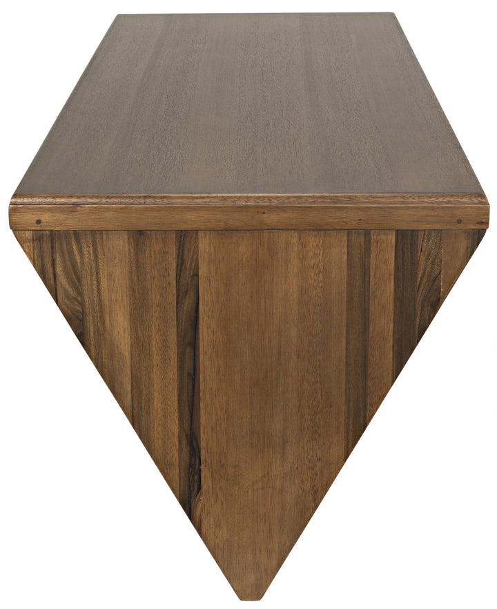 American Home Furniture | Noir - Tetramo Desk, Dark Walnut