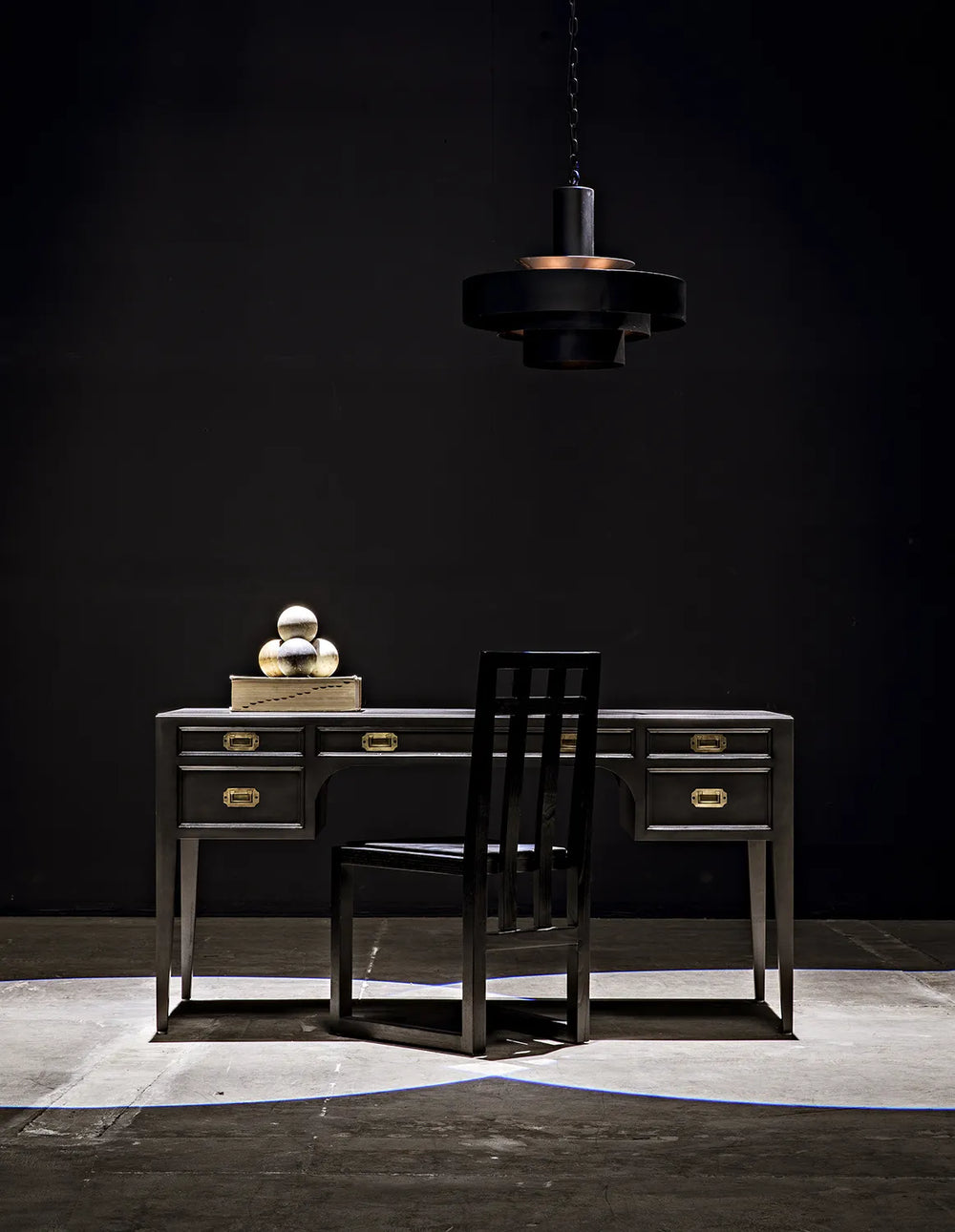 American Home Furniture | Noir - Africa Desk, Pale