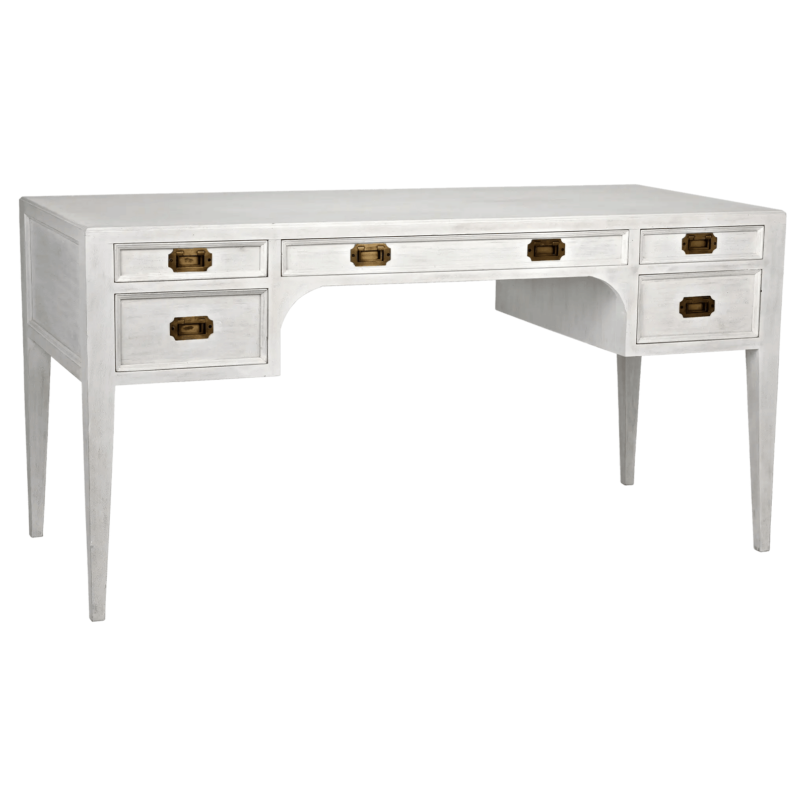Noir Africa Desk, White Wash DESKS