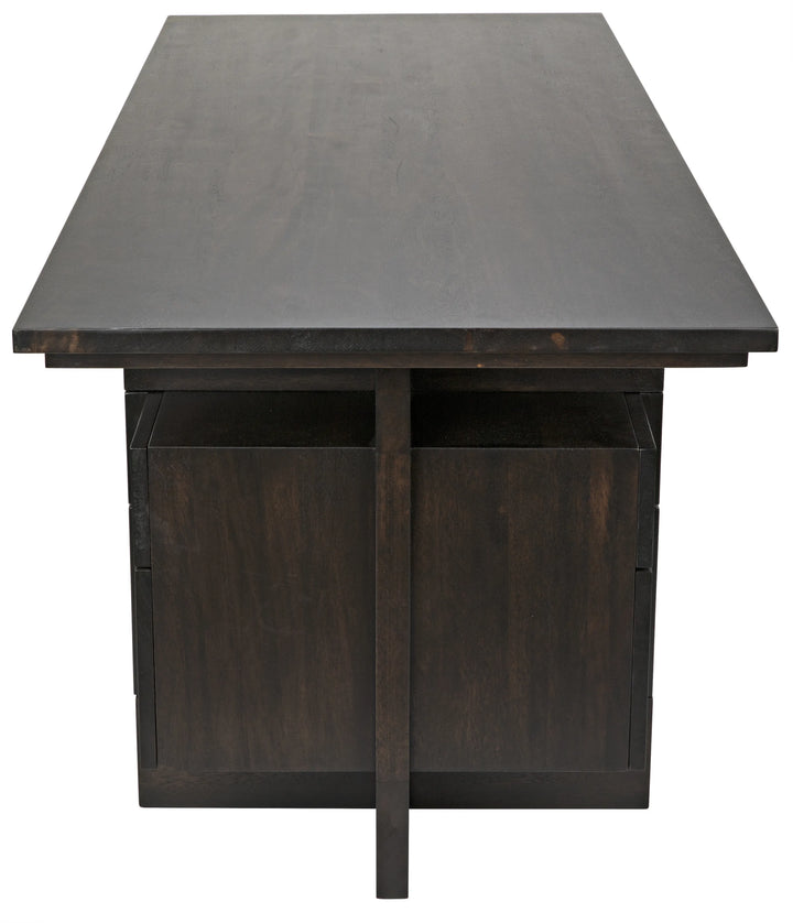 American Home Furniture | Noir - Bridge Desk, Ebony Walnut