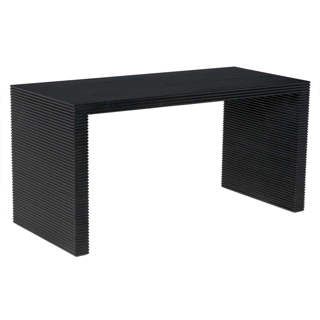 American Home Furniture | Noir - Manhattan Desk, Hand Rubbed Black