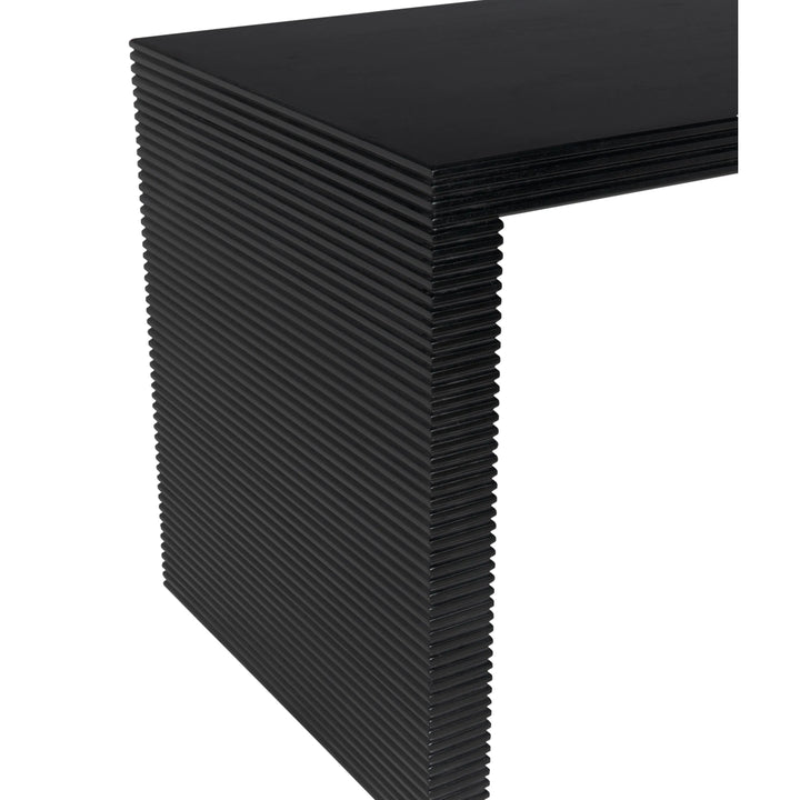 American Home Furniture | Noir - Manhattan Desk, Hand Rubbed Black