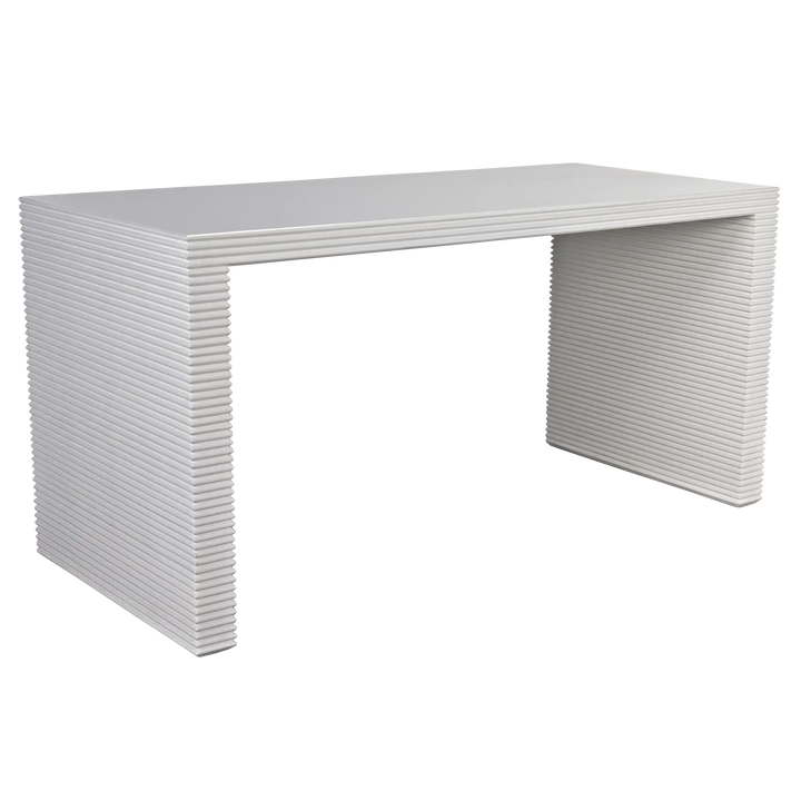 American Home Furniture | Noir - Manhattan Desk, Solid White