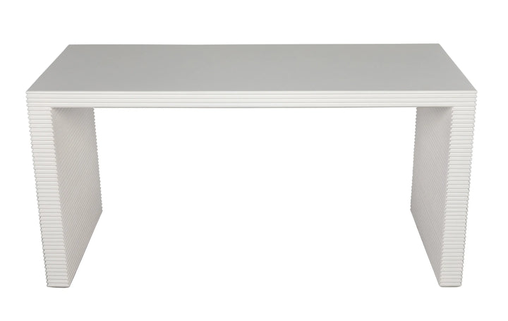 American Home Furniture | Noir - Manhattan Desk, Solid White