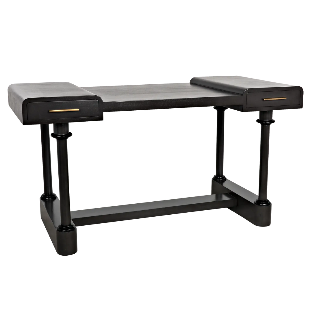 American Home Furniture | Noir - Locarno Desk, Pale