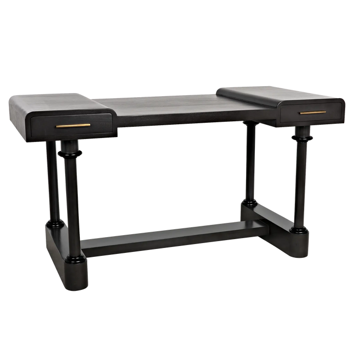 American Home Furniture | Noir - Locarno Desk, Pale