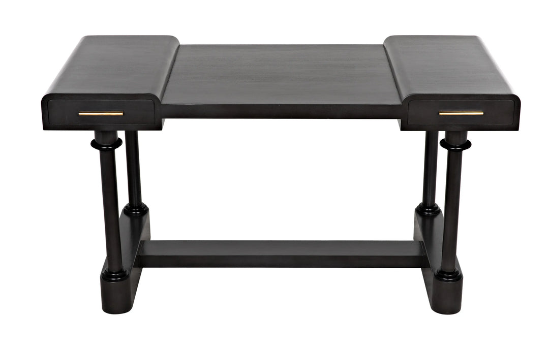 American Home Furniture | Noir - Locarno Desk, Pale