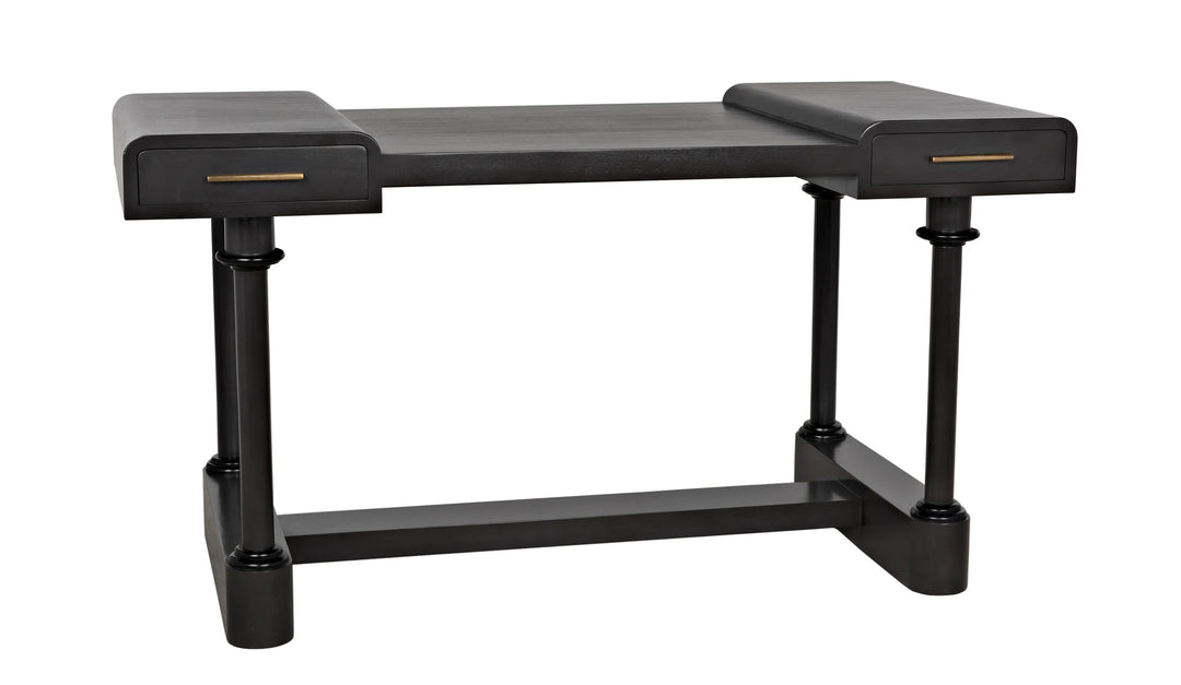 American Home Furniture | Noir - Locarno Desk, Pale