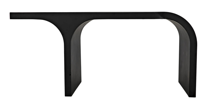 American Home Furniture | Noir - Maximus Desk, Black Metal