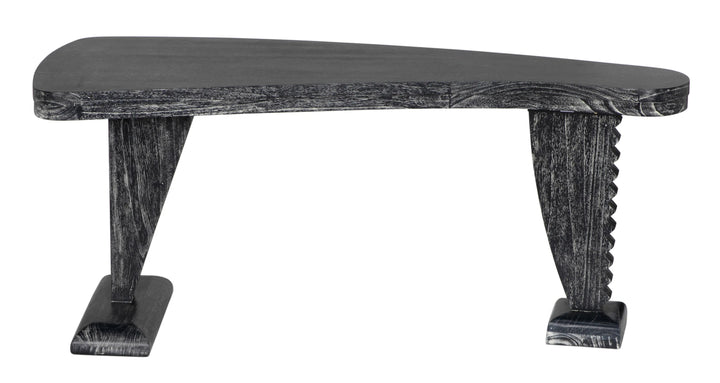 American Home Furniture | Noir - Zigmund Desk, Cinder Black