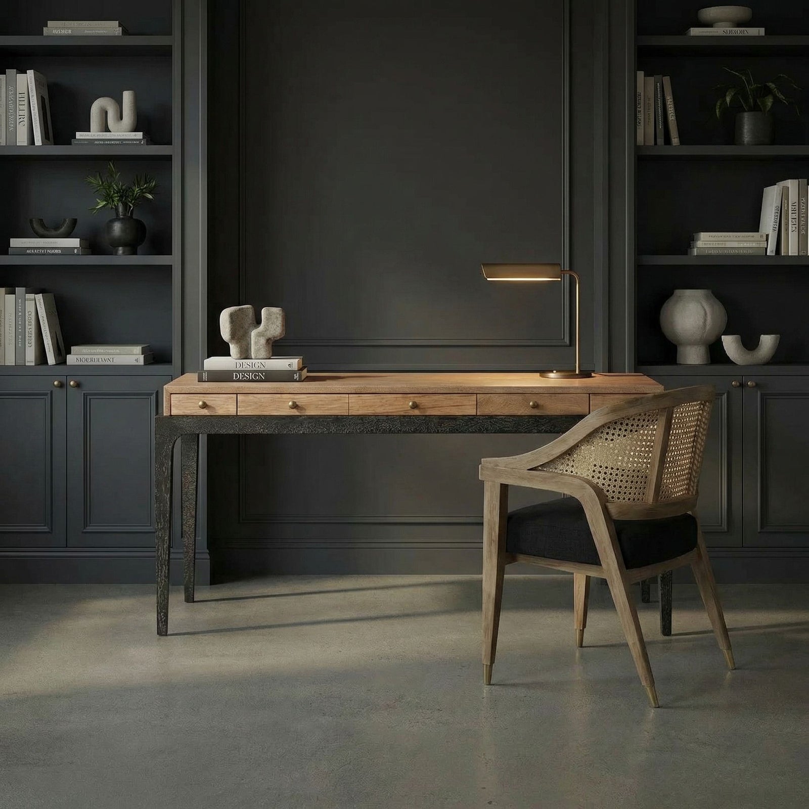 Noir - Memphis Desk - GDES208DW