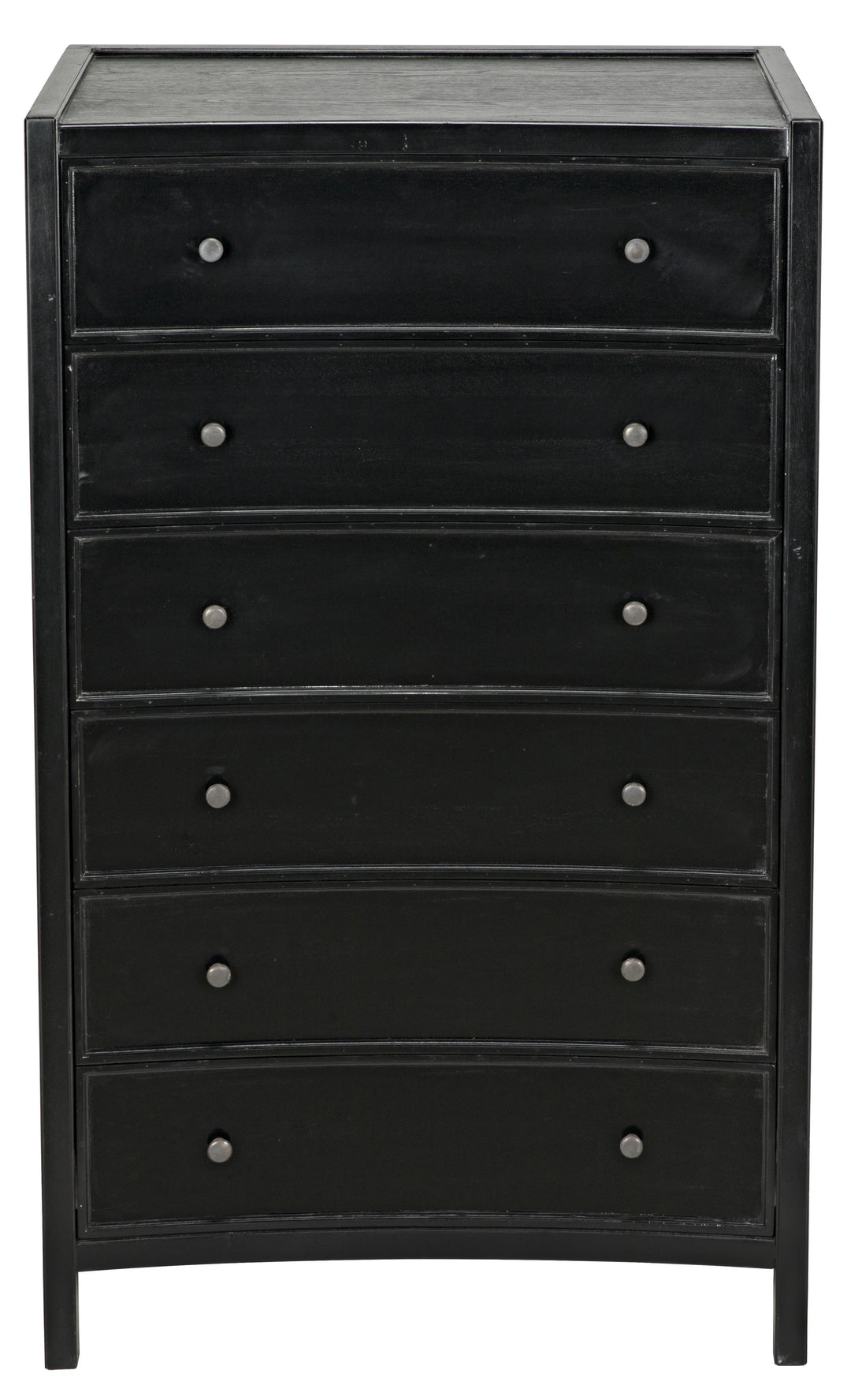 American Home Furniture | Noir - Hampton Tall Boy, Hand Rubbed Black