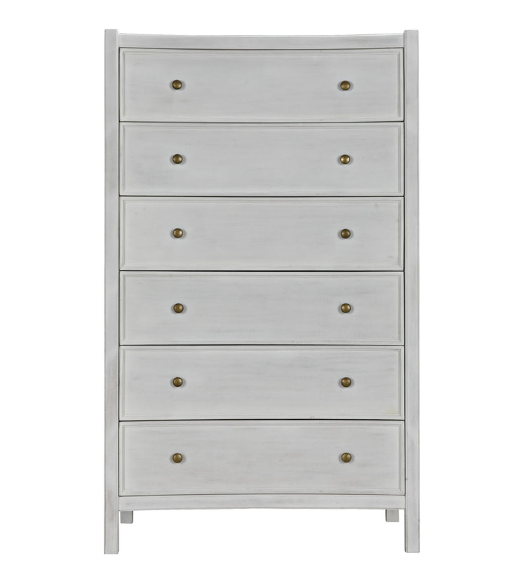 American Home Furniture | Noir - Hampton Tall Boy, White Wash