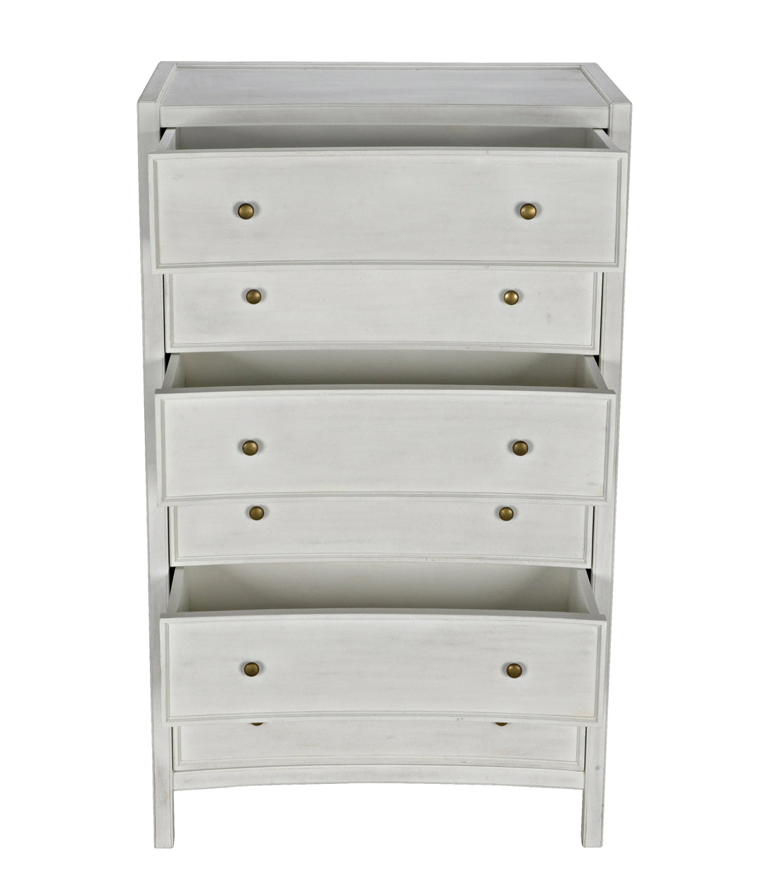 American Home Furniture | Noir - Hampton Tall Boy, White Wash