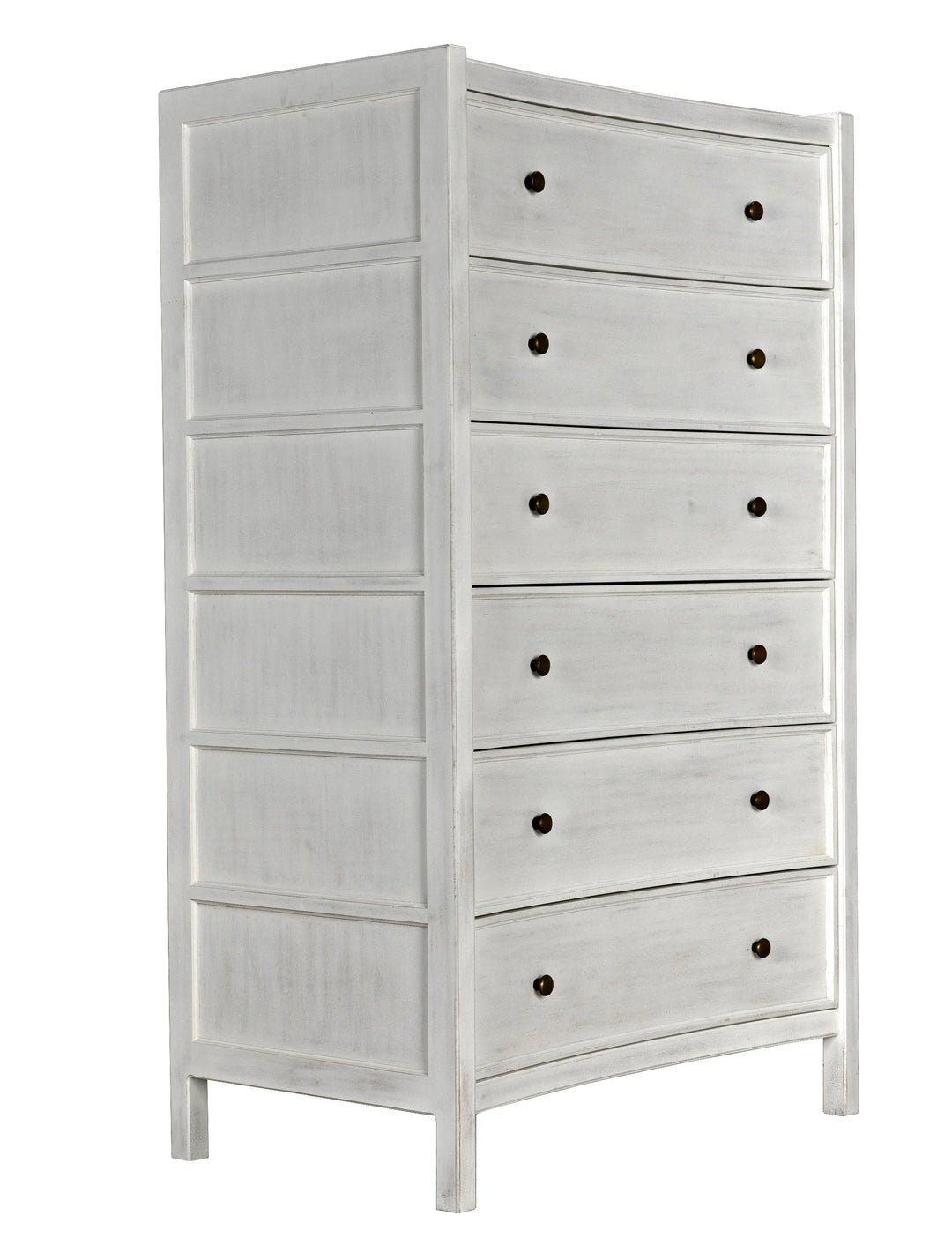 American Home Furniture | Noir - Hampton Tall Boy, White Wash