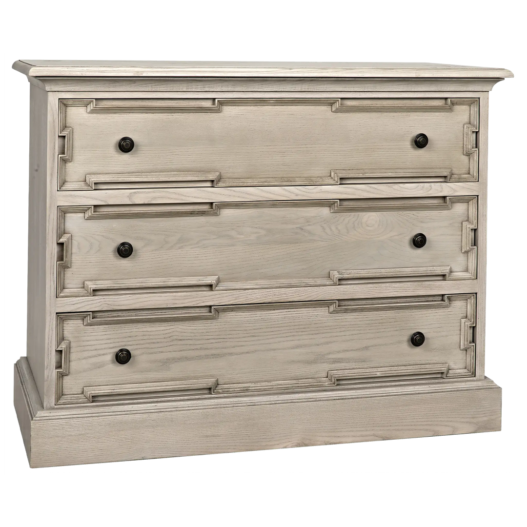 American Home Furniture | Noir - Adora Chest, Vintage Grey