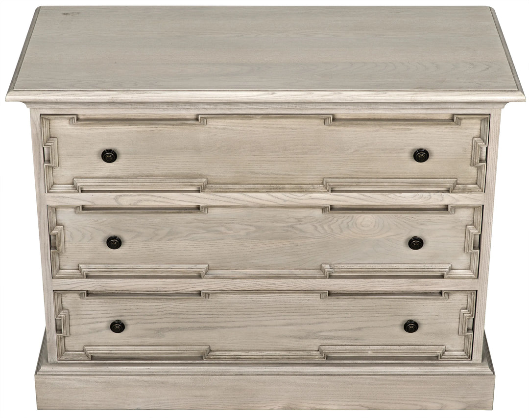 American Home Furniture | Noir - Adora Chest, Vintage Grey